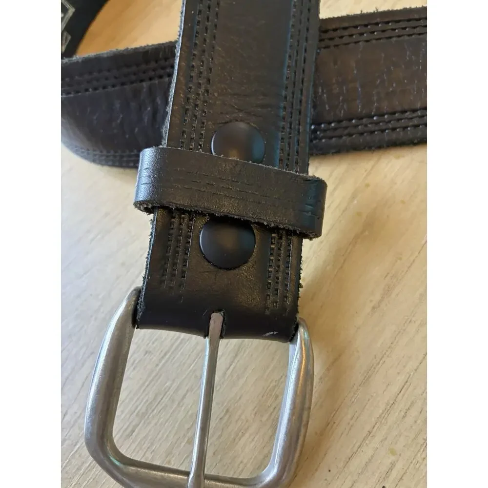 Genuine leather Belt Men’s 34 thick utility outdoor Guide Gear Workwear USA NWT